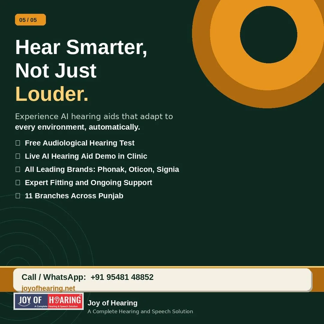 Book Your Free Hearing Test at Joy of Hearing