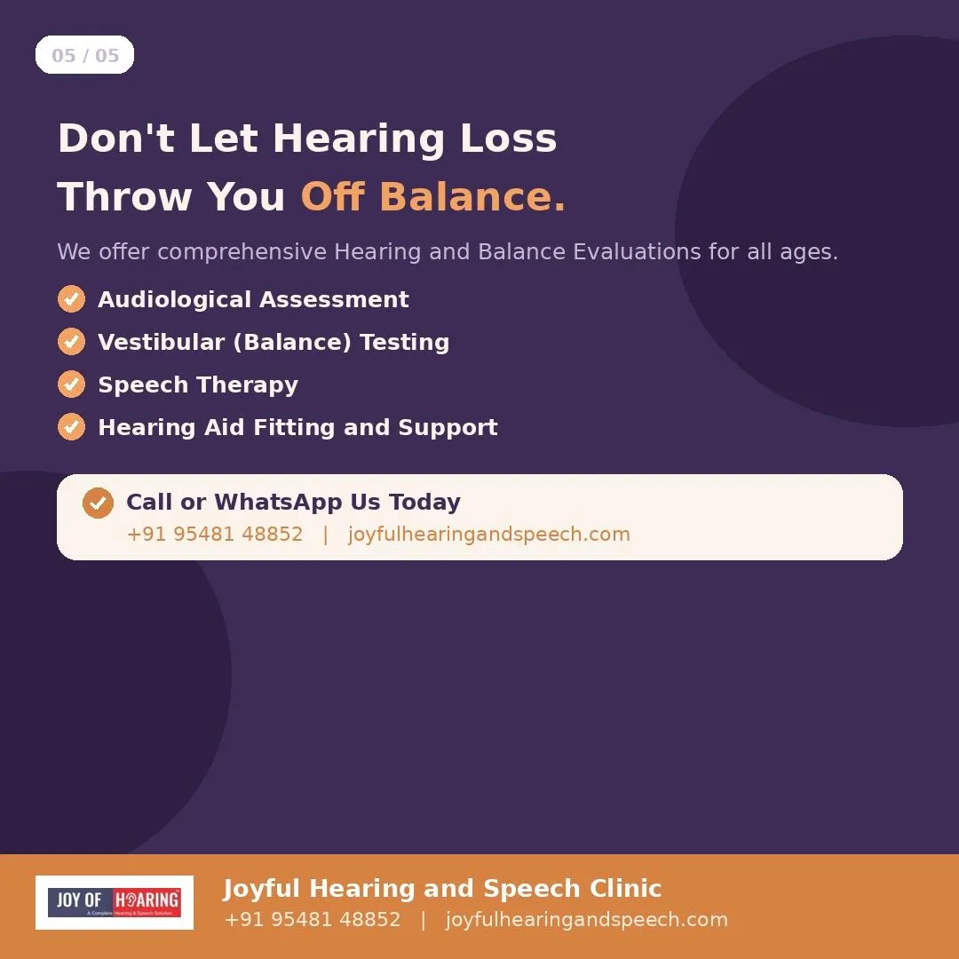 Book a Comprehensive Hearing Assessment at Joy of Hearing