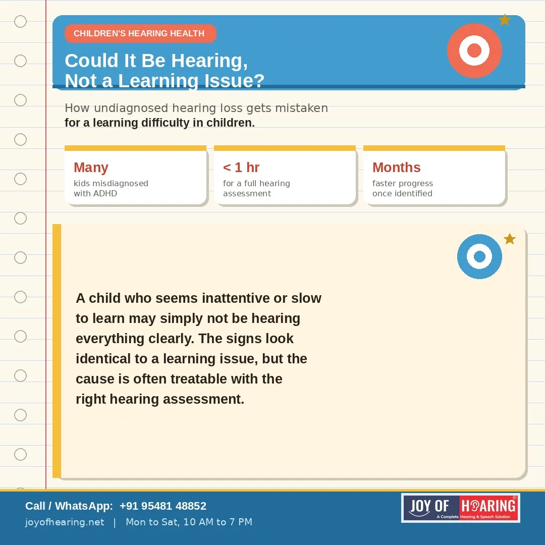 How Undetected Hearing Loss Gets Mistaken for a Learning Disability in Children