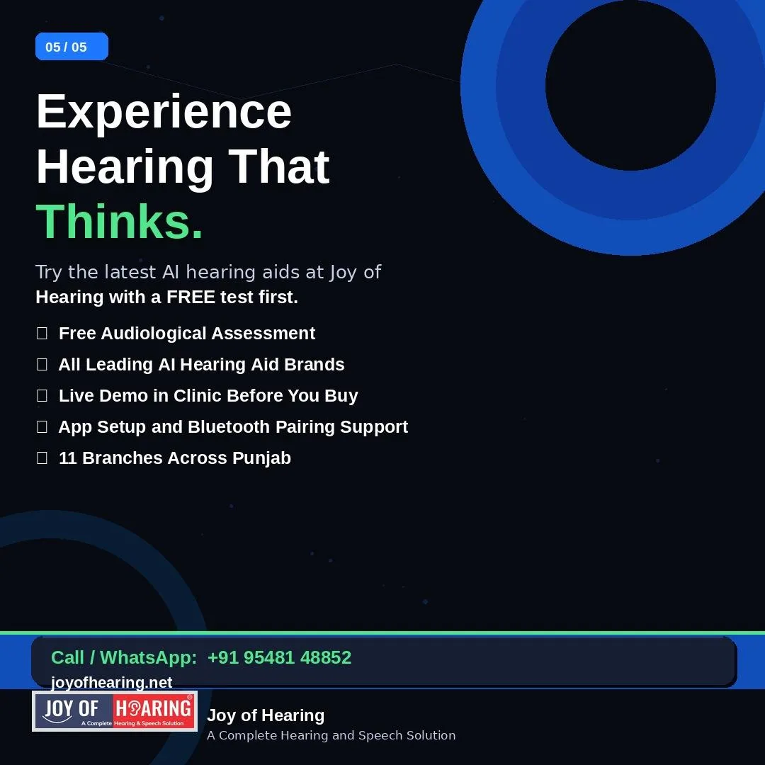 Experience AI Hearing Aids at Joy of Hearing