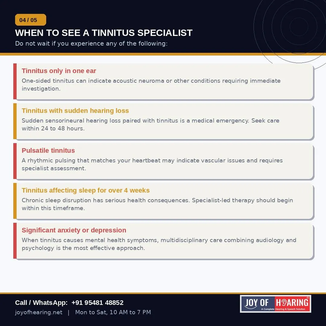 When to See a Specialist Without Delay
