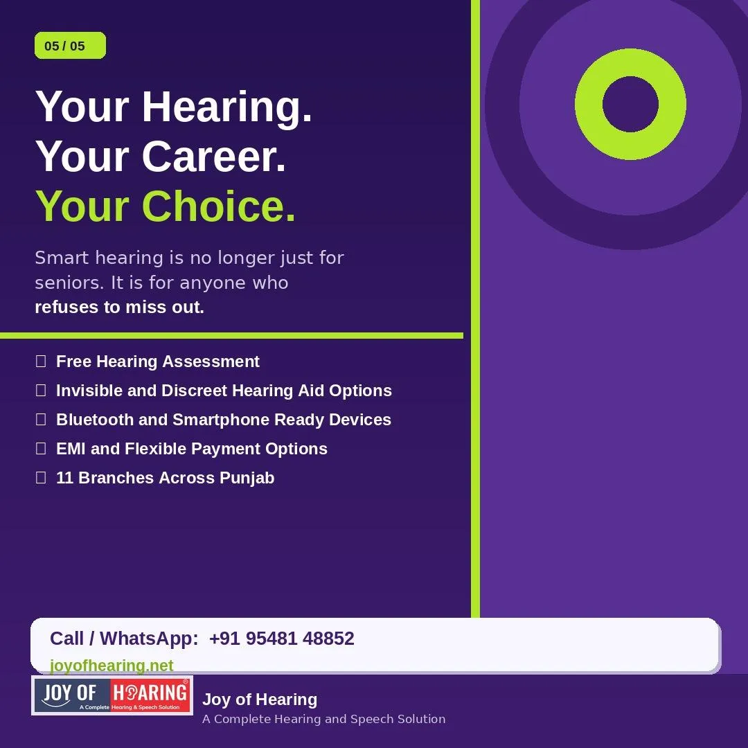 Book Your Free Assessment at Joy of Hearing